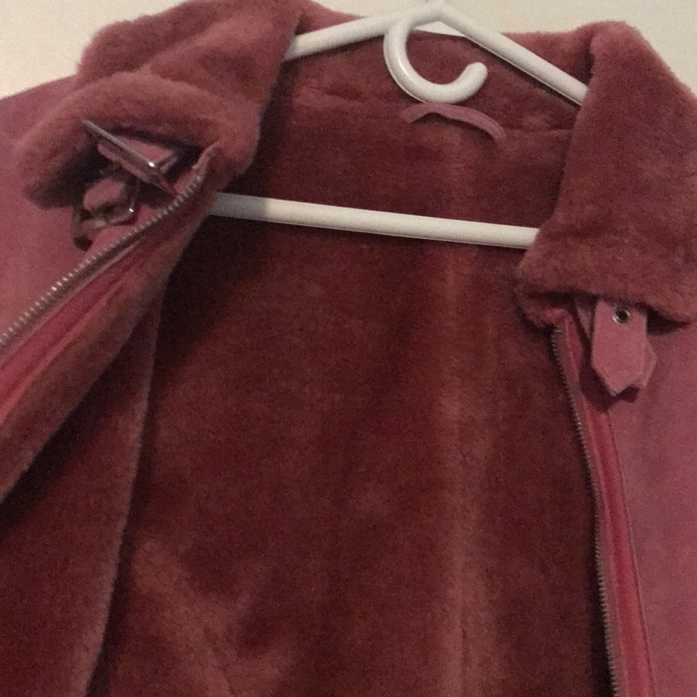Danier Pink Teddy Jacket - Picture 5 of 7